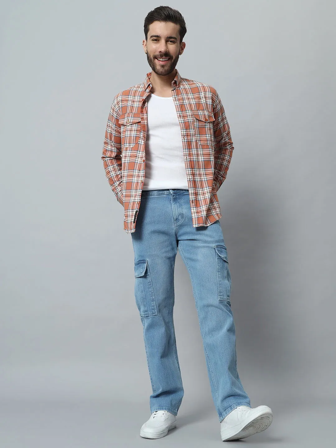 COOL BLUE BAGGY JEANS