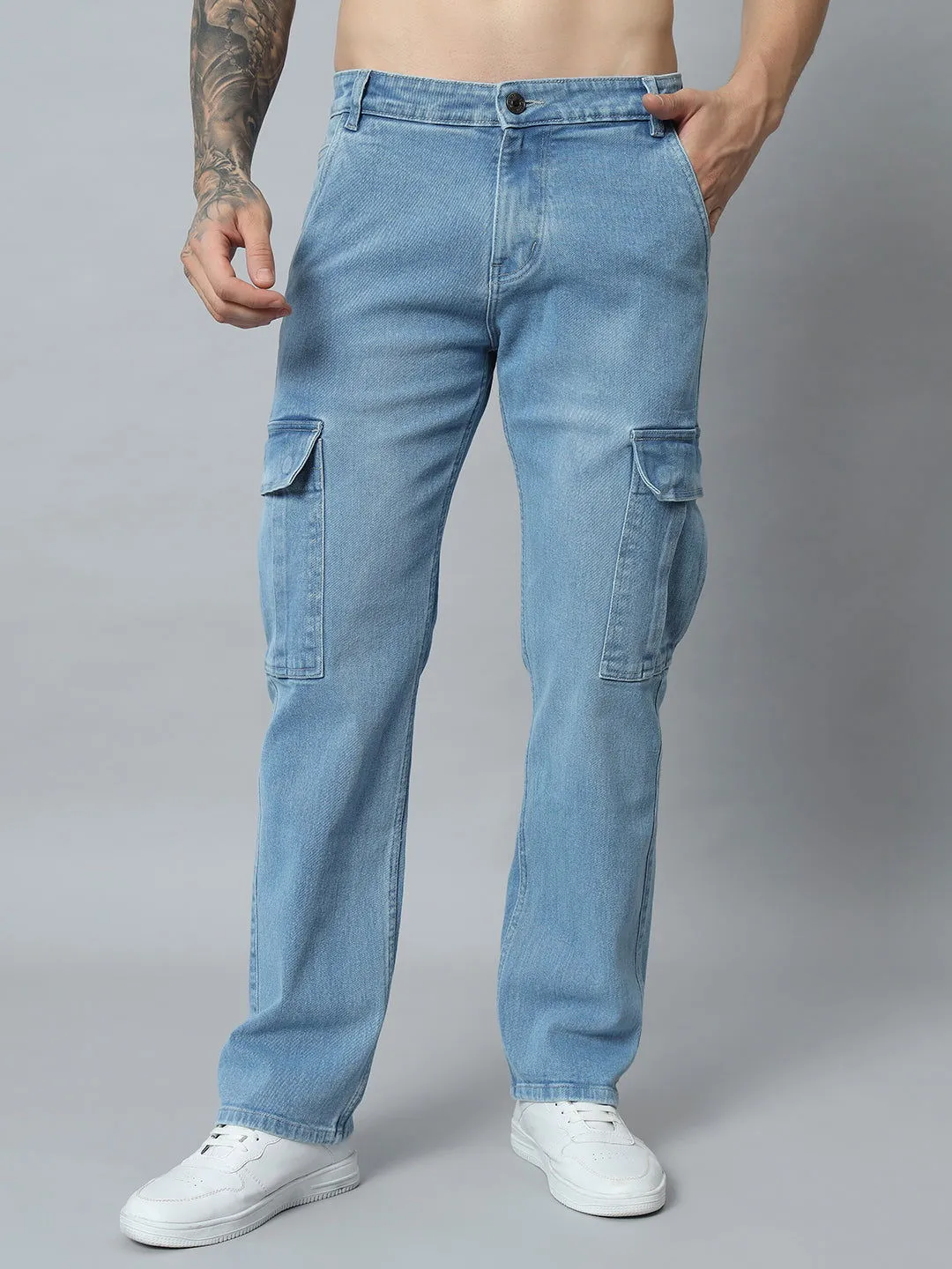 COOL BLUE BAGGY JEANS