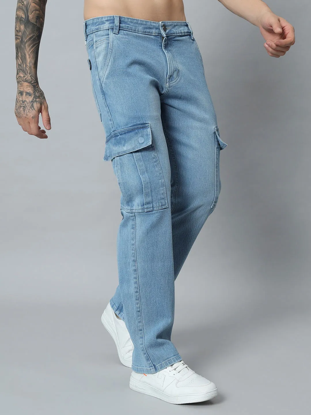 COOL BLUE BAGGY JEANS