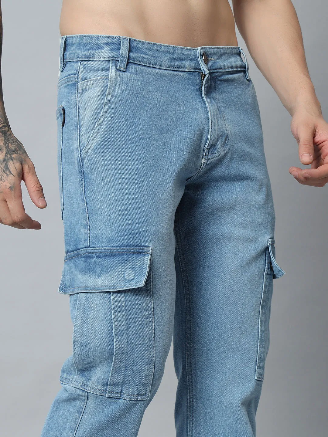 COOL BLUE BAGGY JEANS