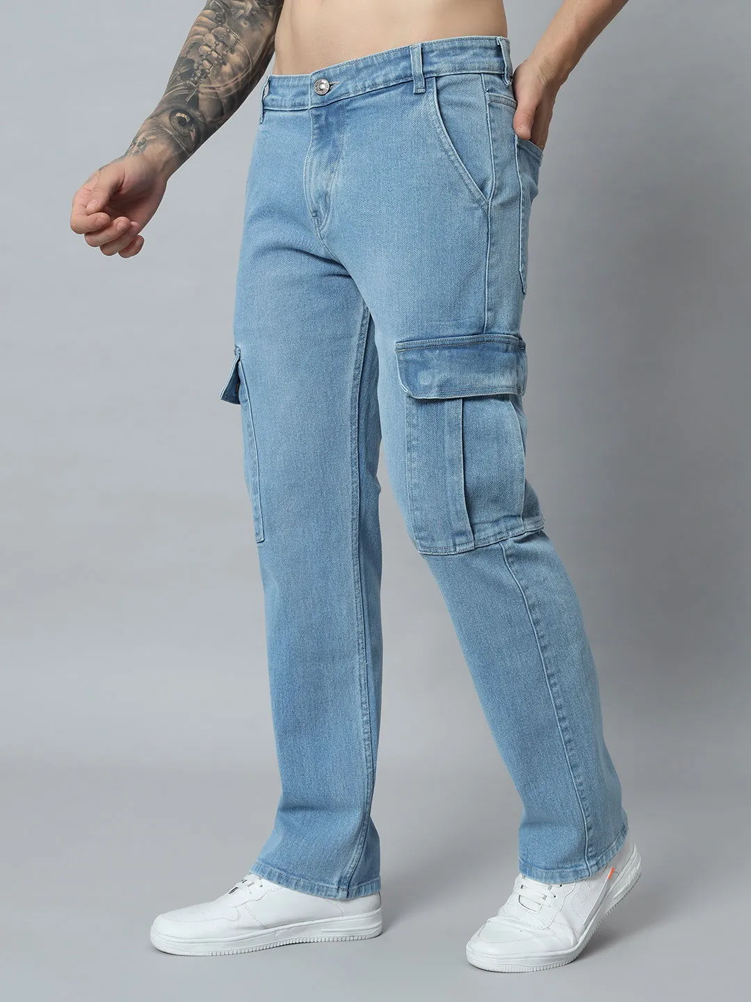 COOL BLUE BAGGY JEANS