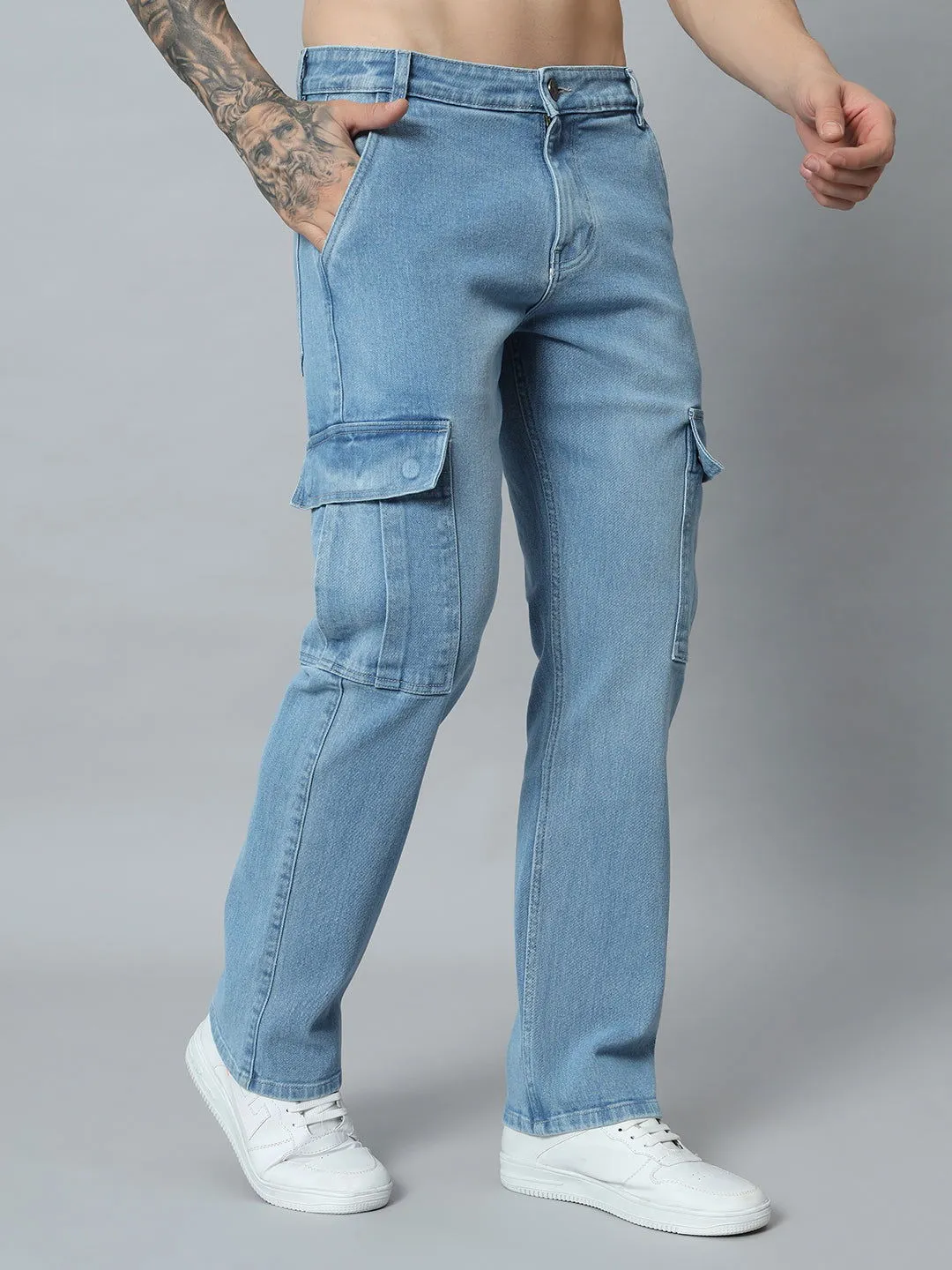 COOL BLUE BAGGY JEANS