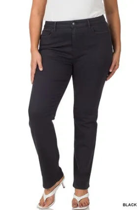Curvy Girl Zen Black Jeans