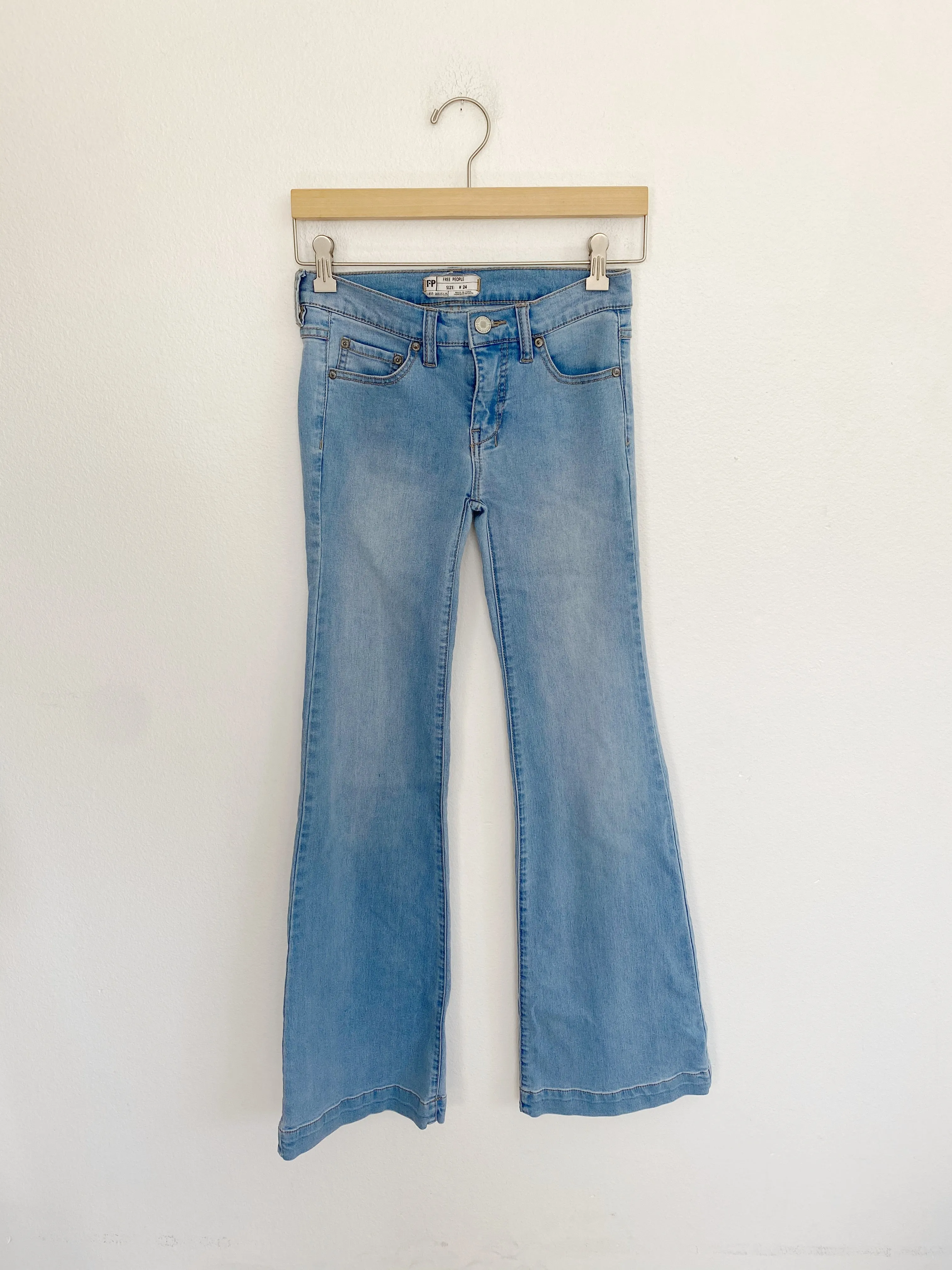 Free People Flare Bell Bottom Jeans size 24
