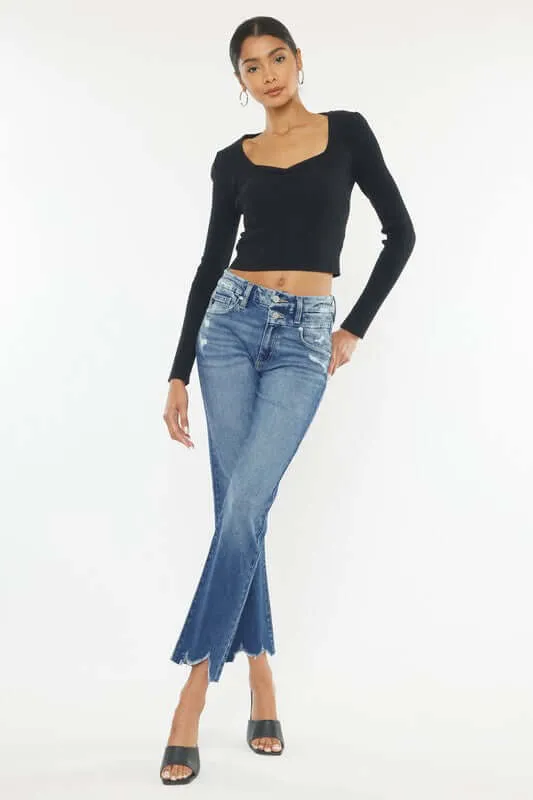 High Rise Slim Straight