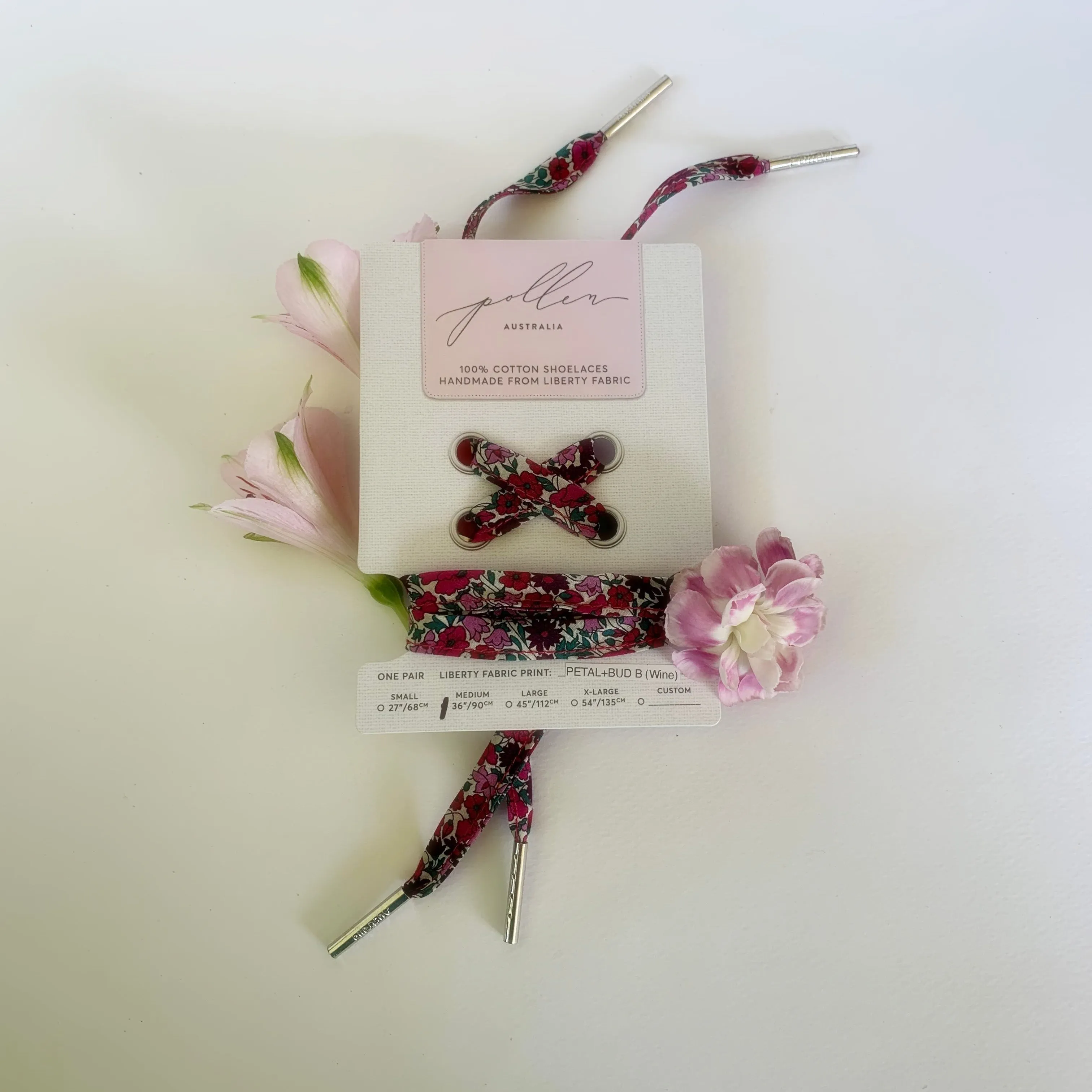 Liberty Laces - Petal   Bud B (Wine)