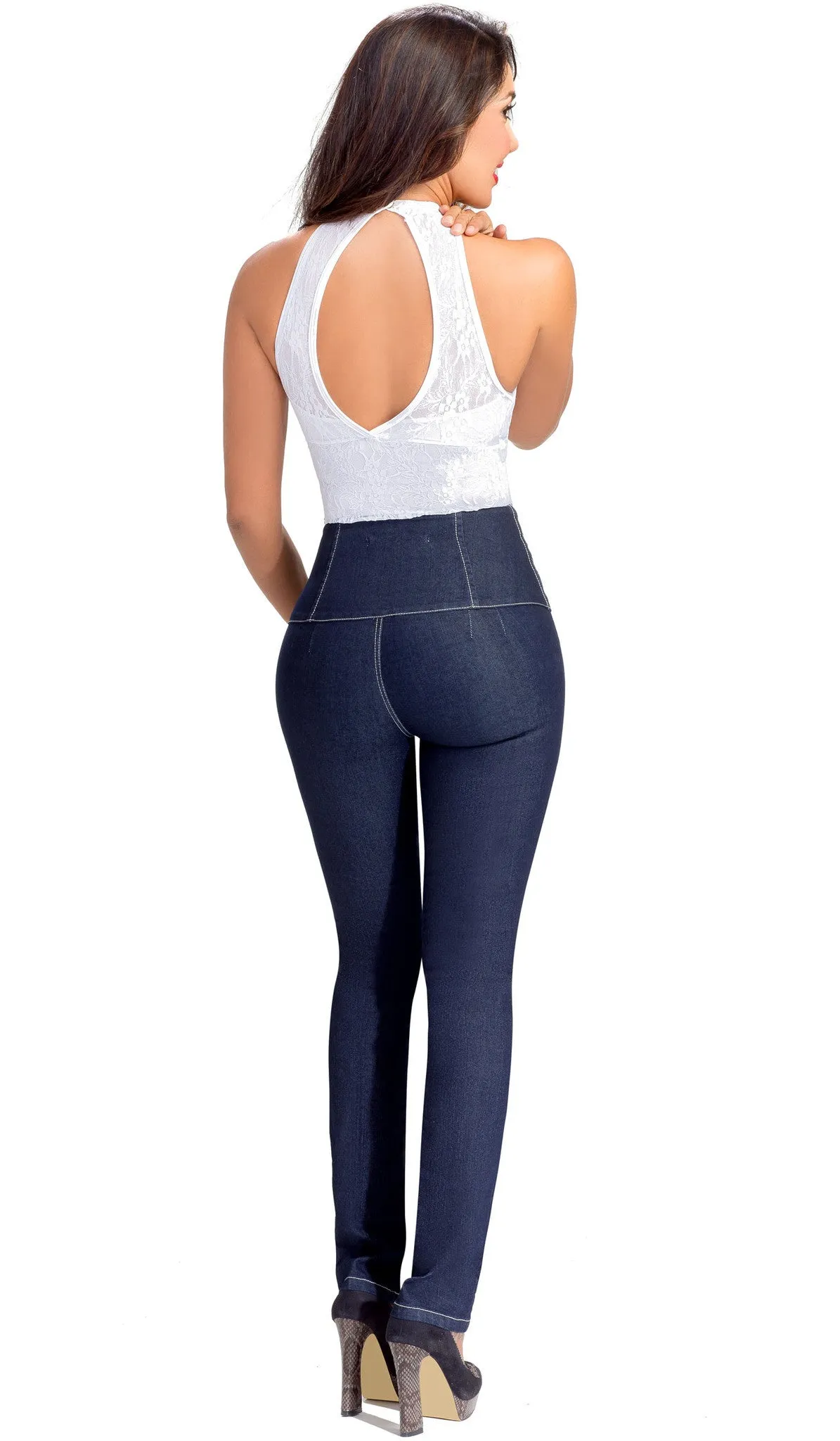 Lowla Jeans Colombianos Levanta Cola con Faja Interna 217205