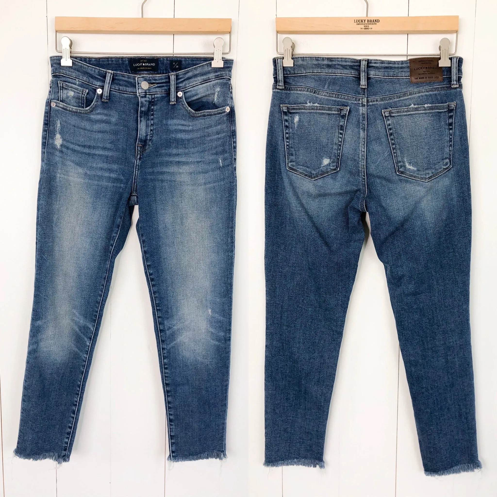 Lucky Brand Ava Cropped Capri Skinny Jeans 6/28