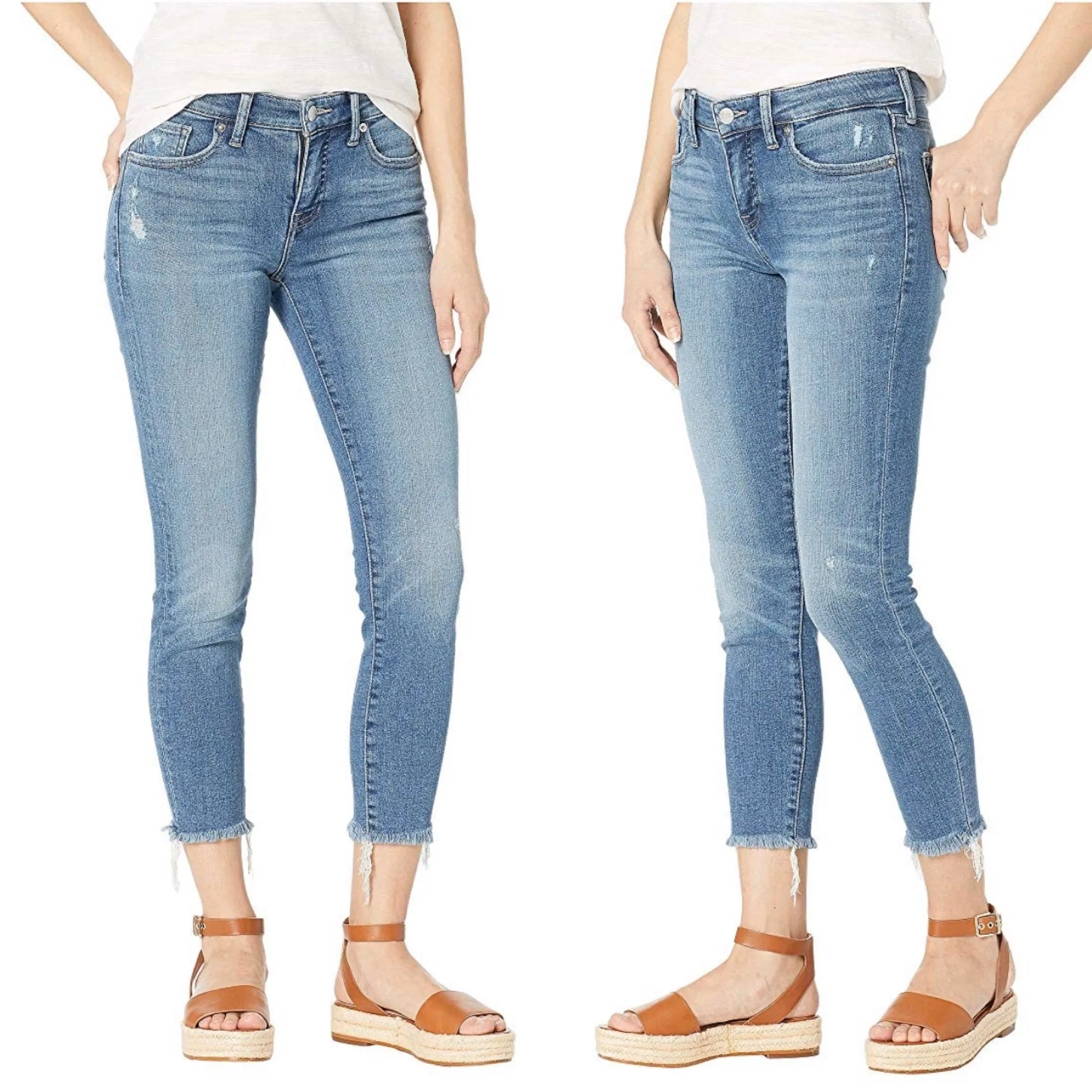 Lucky Brand Ava Cropped Capri Skinny Jeans 6/28