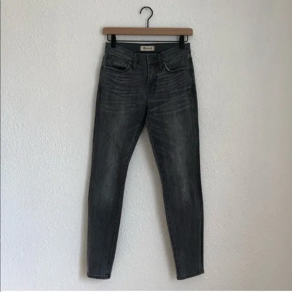 Madewell 9" High-Rise Skinny Jeans in Shaw Wash
