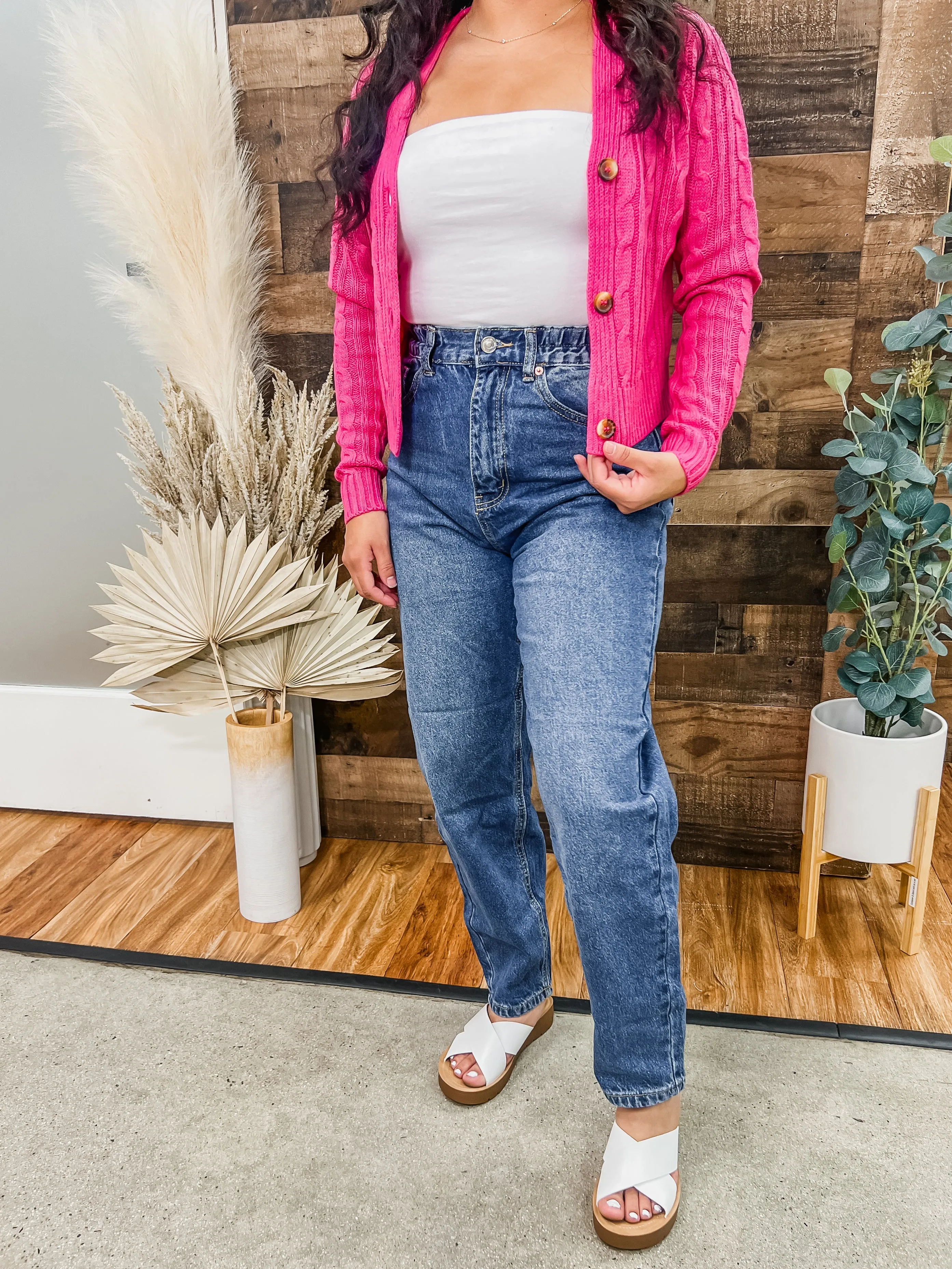 Marilyn Vintage Look Tapered Jeans