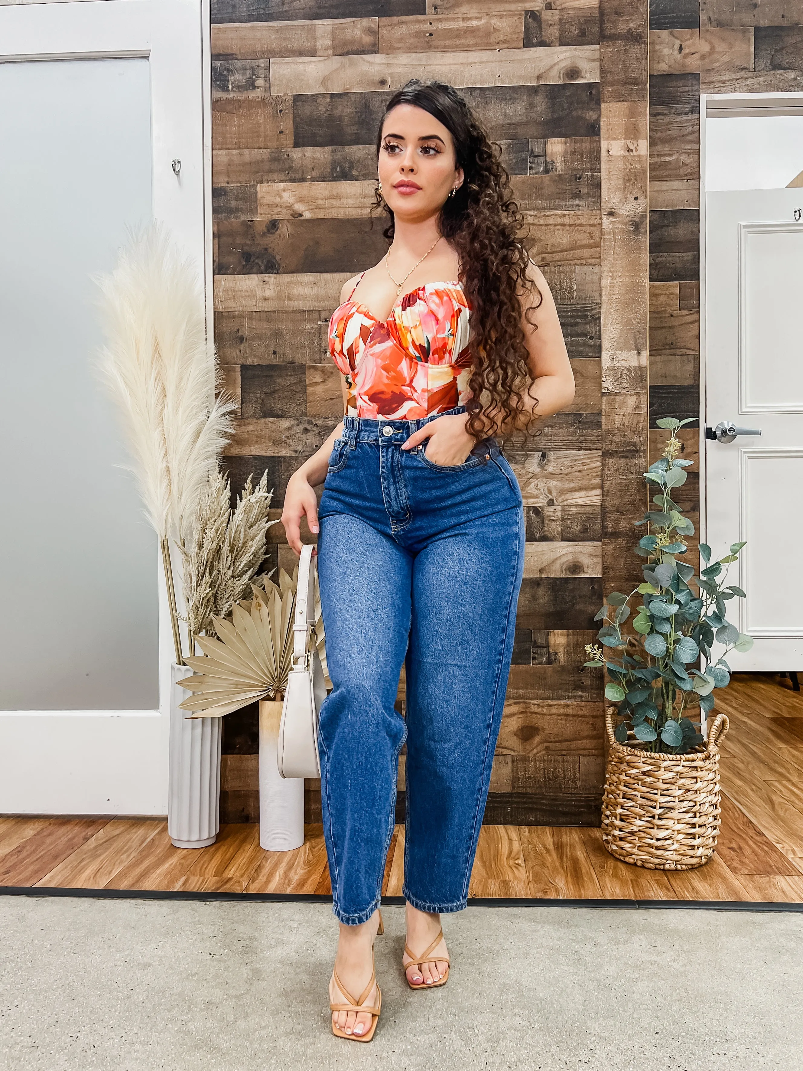Marilyn Vintage Look Tapered Jeans