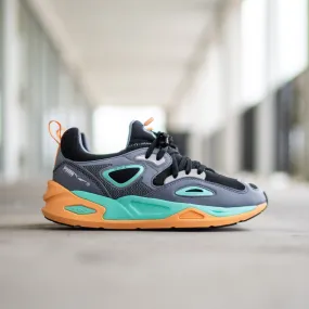 Sure, here is the optimized title: Puma TRC Blaze SPXP Mens Gray Tile Sneakers