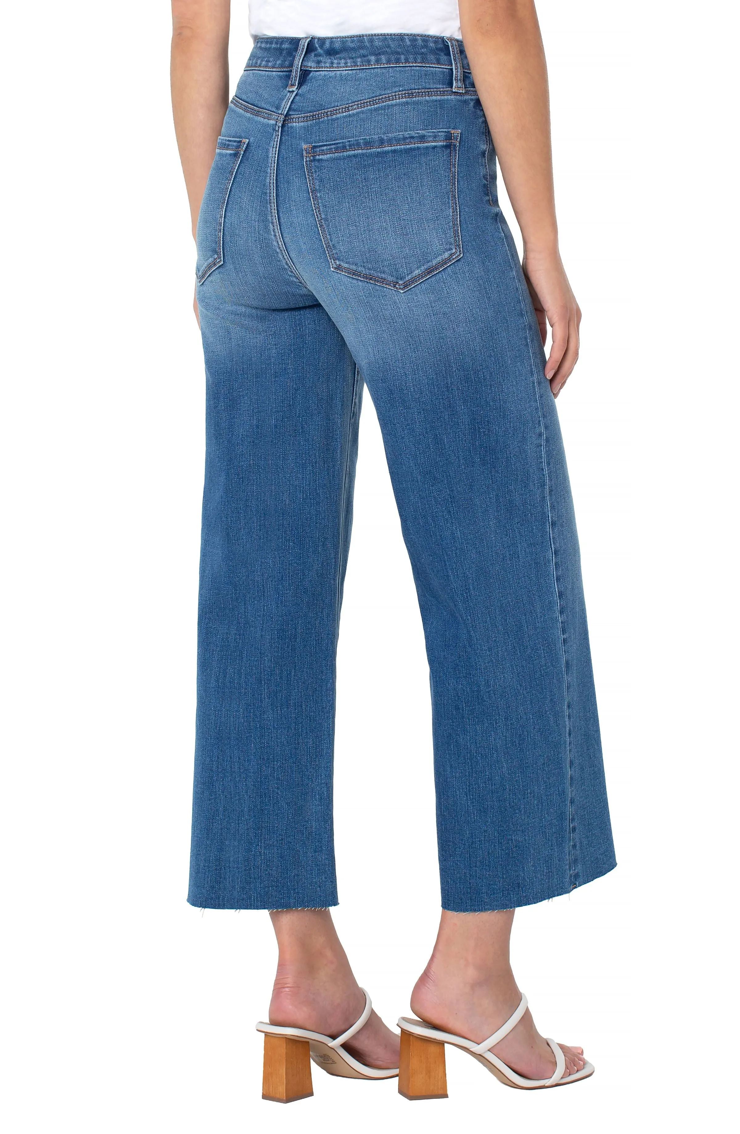 Stride High Rise Wide Leg Jeans