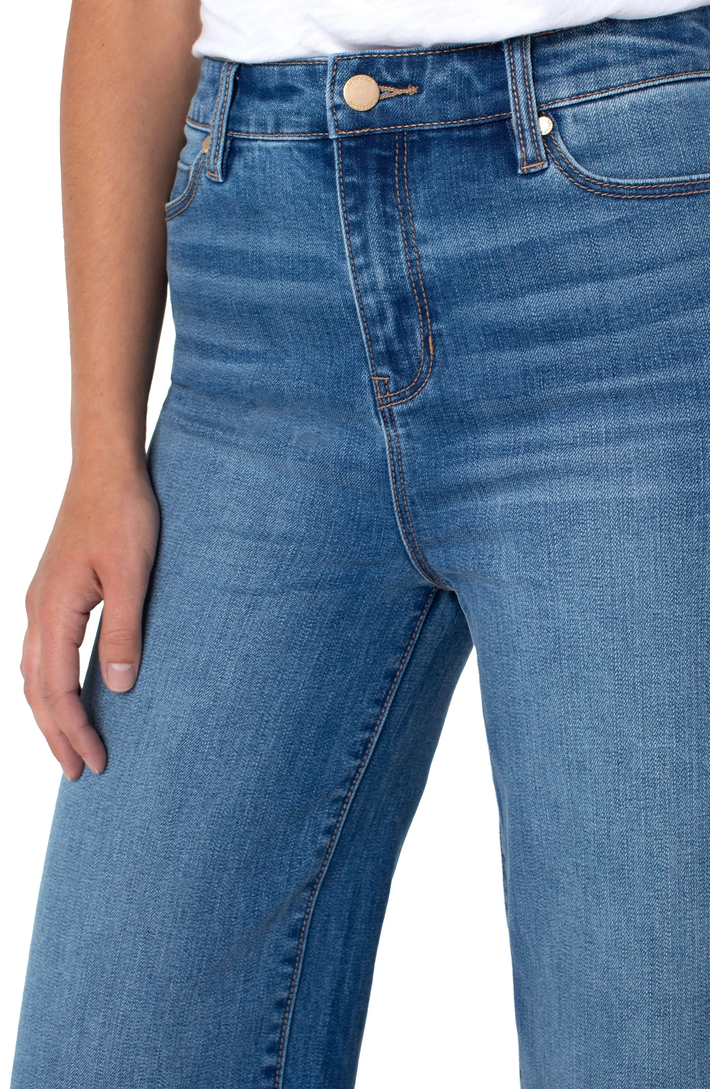 Stride High Rise Wide Leg Jeans