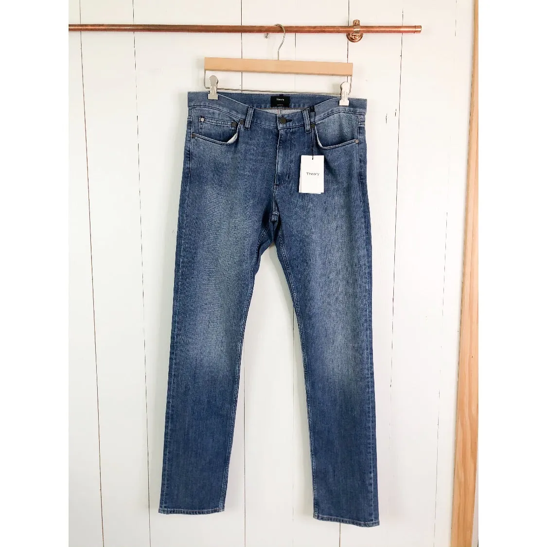 Theory Men’s Raffi Burleig Slim Fit Jeans NWT 32