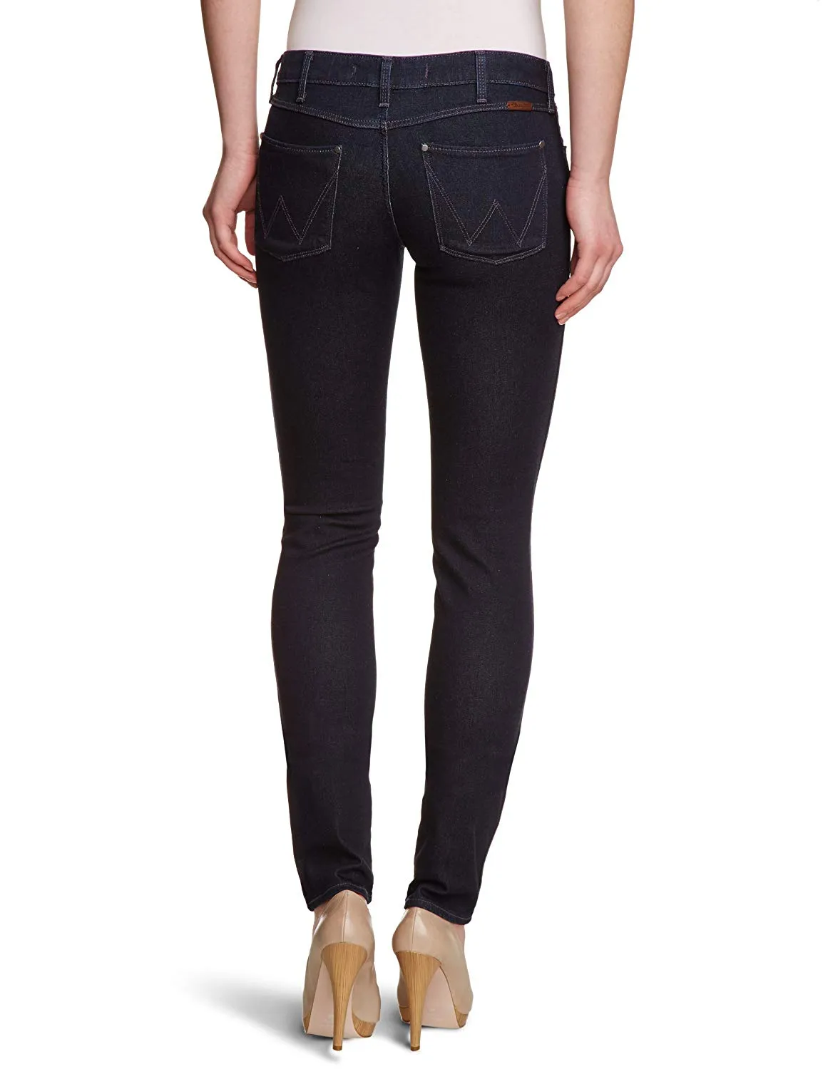 Wrangler jeans donna molly smooth legs colore nero